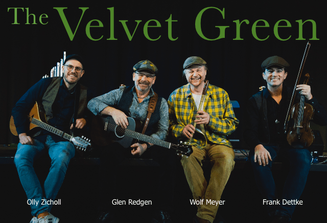 The Velvet Green - Irish Folk Band aus Bochum: Olly Zicholl, Glen Redgen, Wolf Meyer und Frank Dettke