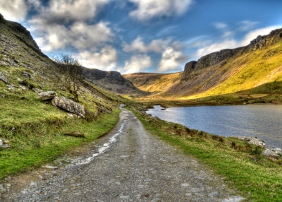 Berglandschaft Irland Schottland